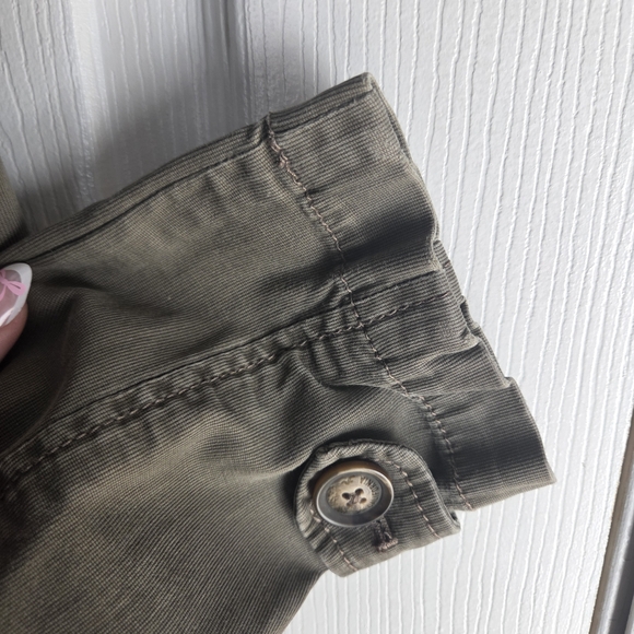 Hollister Womens Size Large Vintage Y2K Green Cargo Military Jacket Gorpecore - Picture 5 of 6